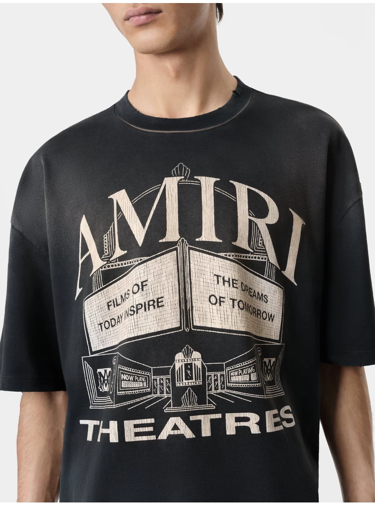Amiri AMIRI THEATRES OVERSIZED TEE - Black