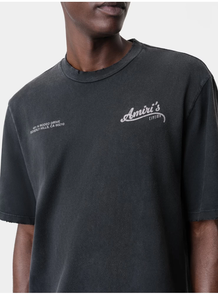 Amiri AMIRI CINEMAS VINTAGE TEE - Black