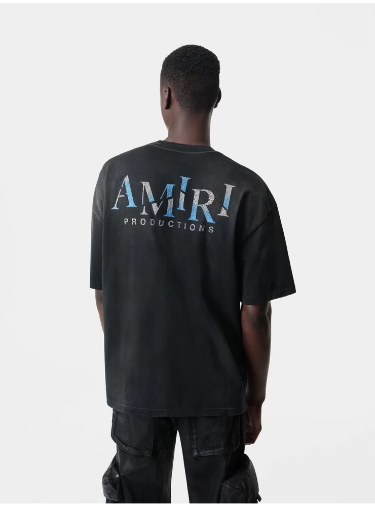 Amiri Teatermasker överdimensionerad T-shirt - Svart