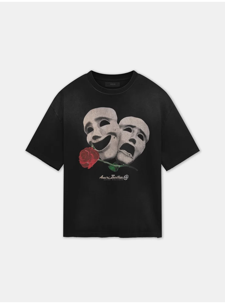 Amiri Teatermasker överdimensionerad T-shirt - Svart