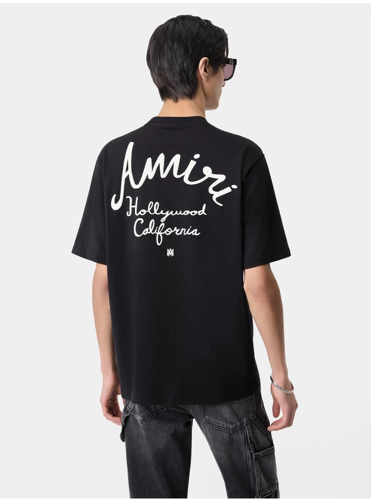 Amiri AMIRI HOLLYWOOD TEE - Black