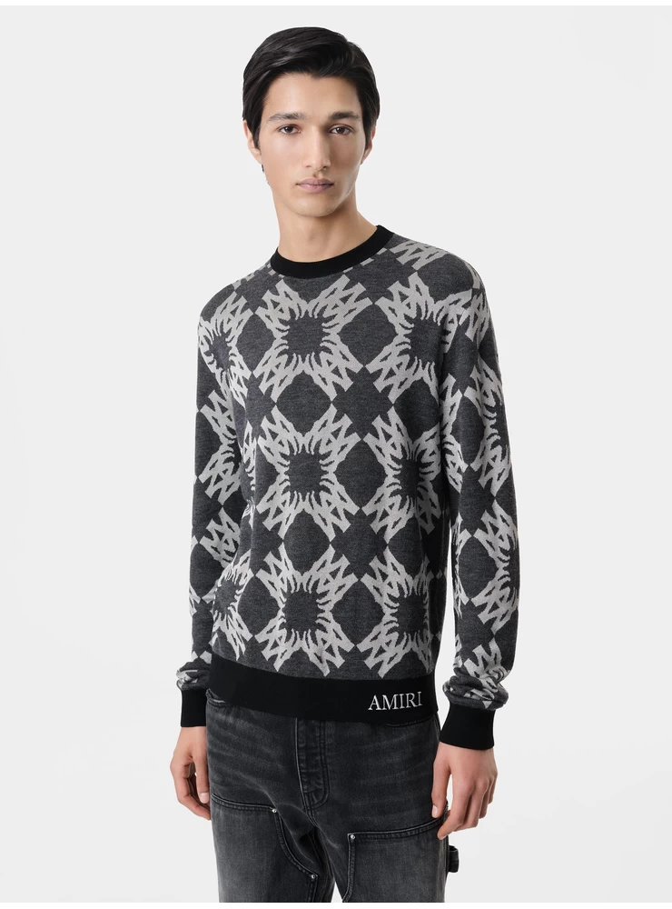 Amiri MA QUAD CREWNECK - Dark Grey