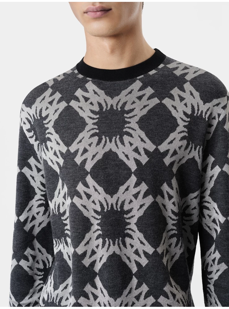 Amiri MA QUAD CREWNECK - Dark Grey