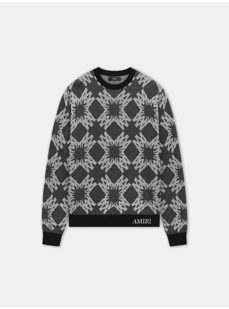 Amiri MA QUAD CREWNECK - Dark Grey