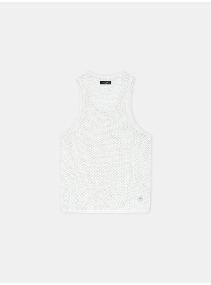 Amiri CRYSTAL TANK TOP - White