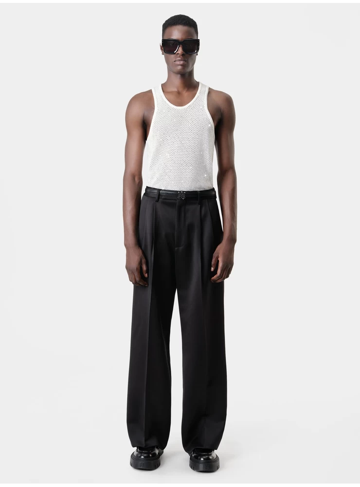 Amiri CRYSTAL TANK TOP - White