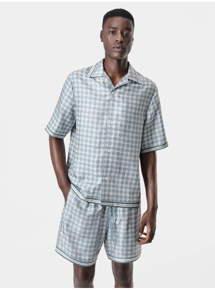 Amiri Ma Quad Majica Za Kuglanje - Prašnjavo Plava