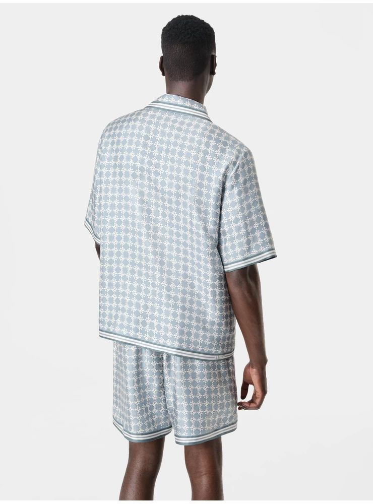 Amiri Ma Quad Majica Za Kuglanje - Prašnjavo Plava