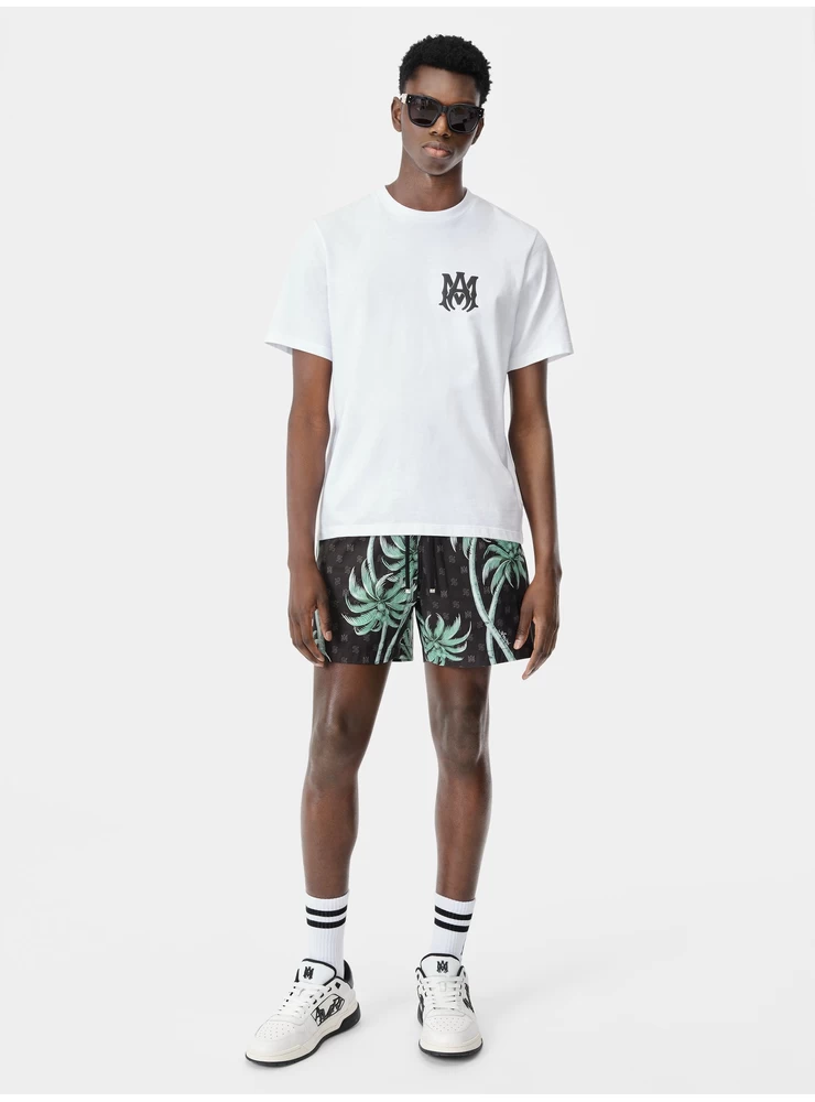 Amiri TWISTED PALMS SWIM TRUNK - Black