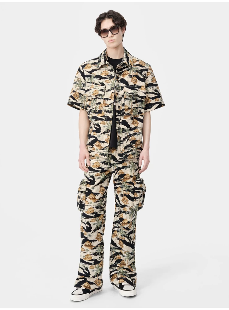 Amiri AMIRI REPEAT PALM BAGGY M65 CARGO - Mojave Desert