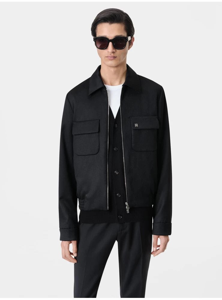 Amiri DOUBLE POCKET ZIP BLOUSON-BLACK