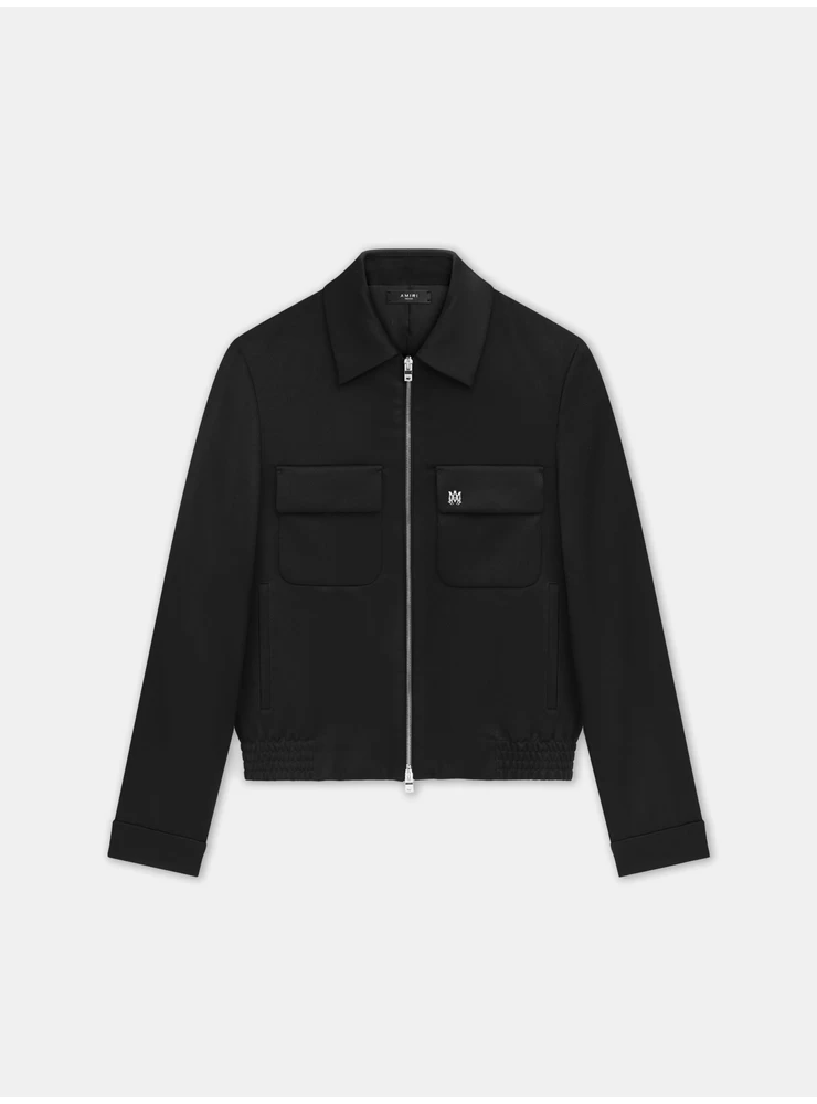 Amiri DOUBLE POCKET ZIP BLOUSON-BLACK