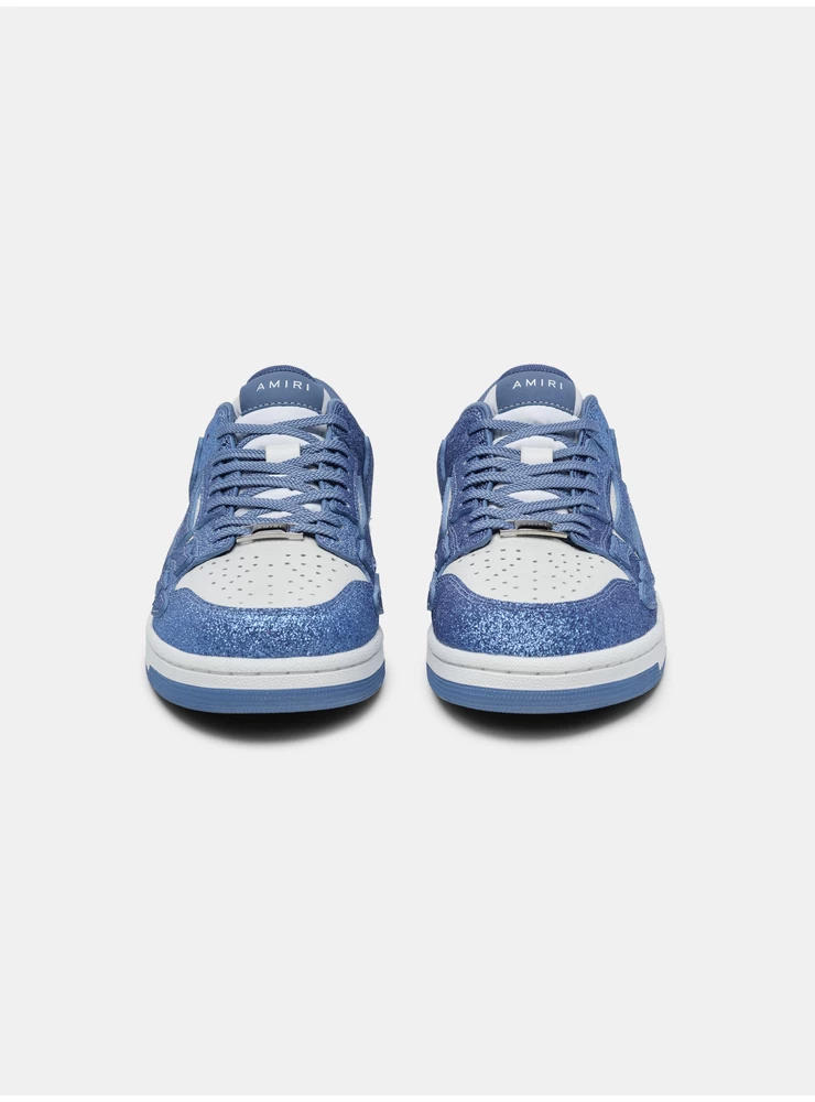 Amiri SHIMMER SKEL-TOP LOW - White Blue