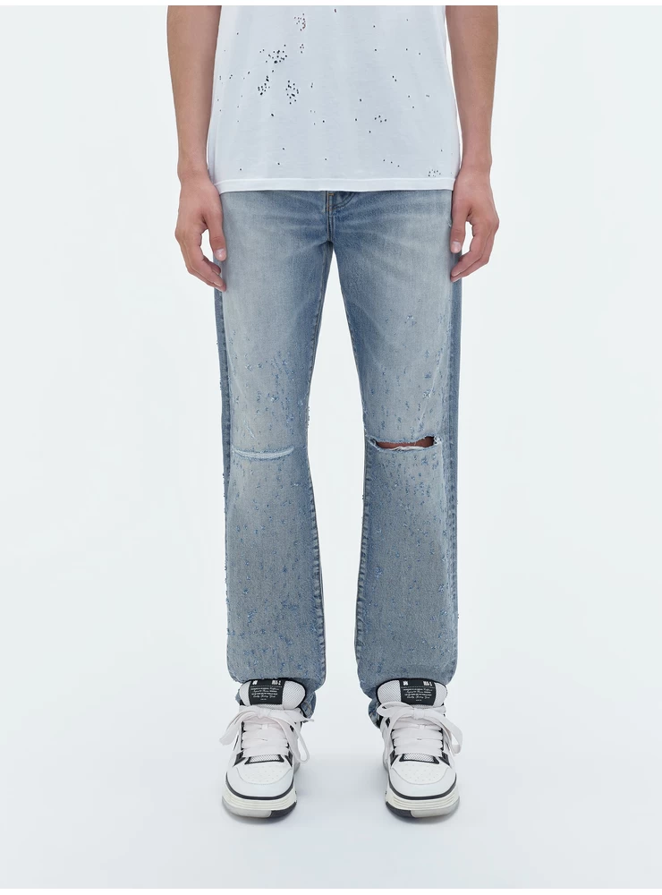 Amiri SHOTGUN STRAIGHT JEAN - Antique Indigo