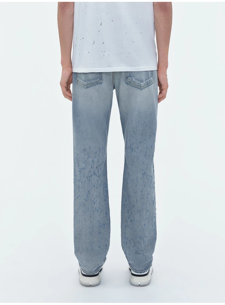 Amiri SHOTGUN STRAIGHT JEAN - Antique Indigo