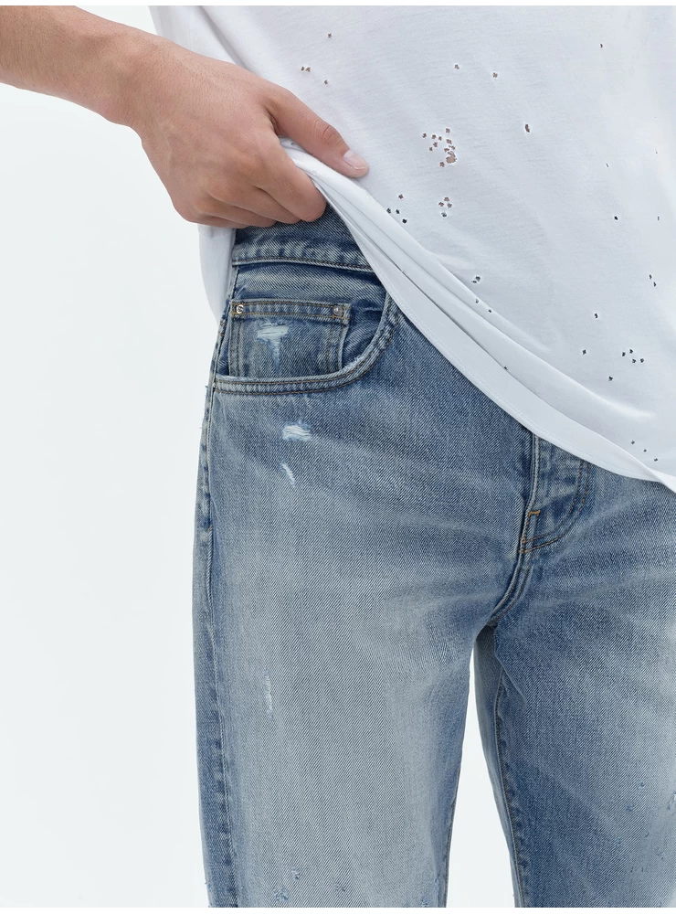 Amiri SHOTGUN STRAIGHT JEAN - Antique Indigo