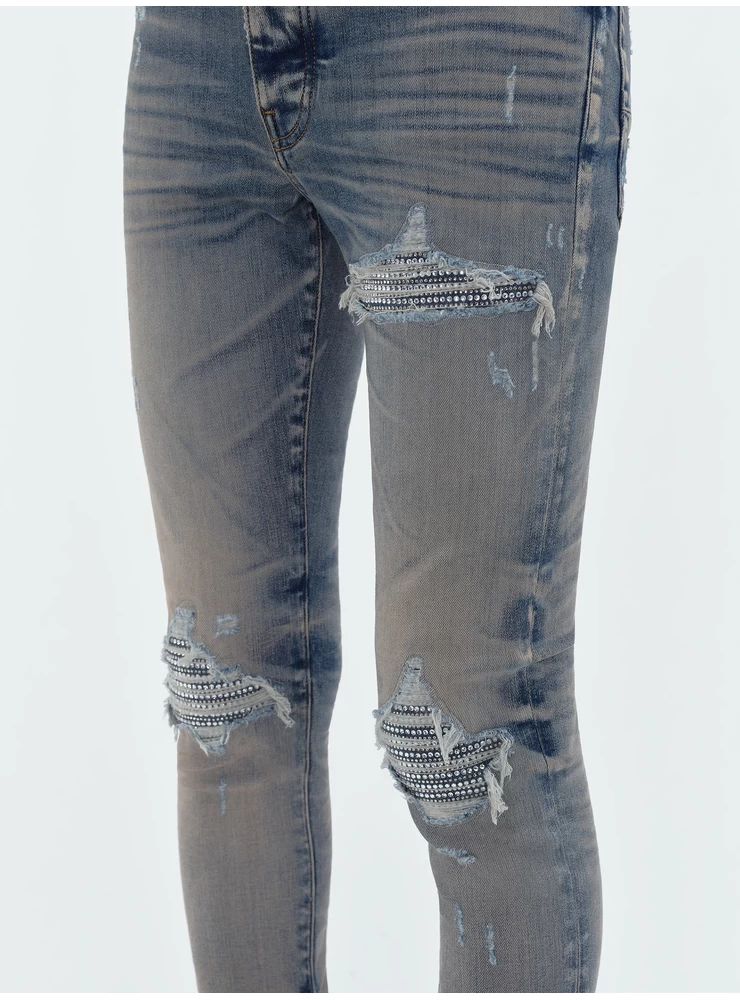 Amiri CRYSTAL MX1 JEAN - Vintage Indigo