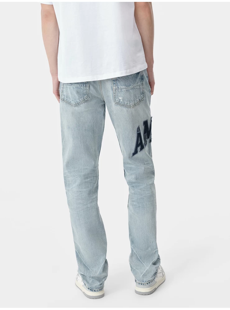 Amiri Varsity תיקון לוגו ישר - אינדיגו מושלם