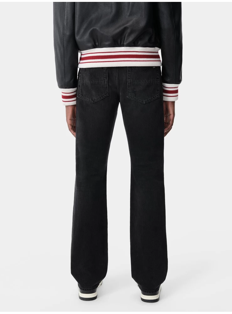 Amiri BANDANA REPAIR STRAIGHT JEAN - Vintage Black