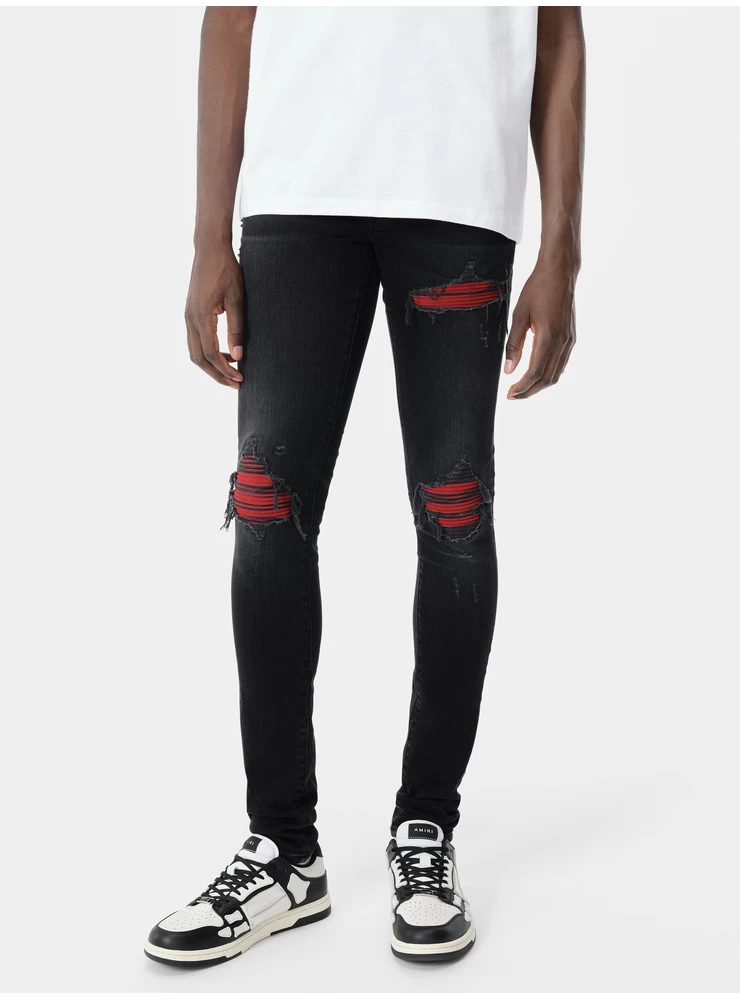 Amiri MX1 SUEDE JEAN - Vintage Black