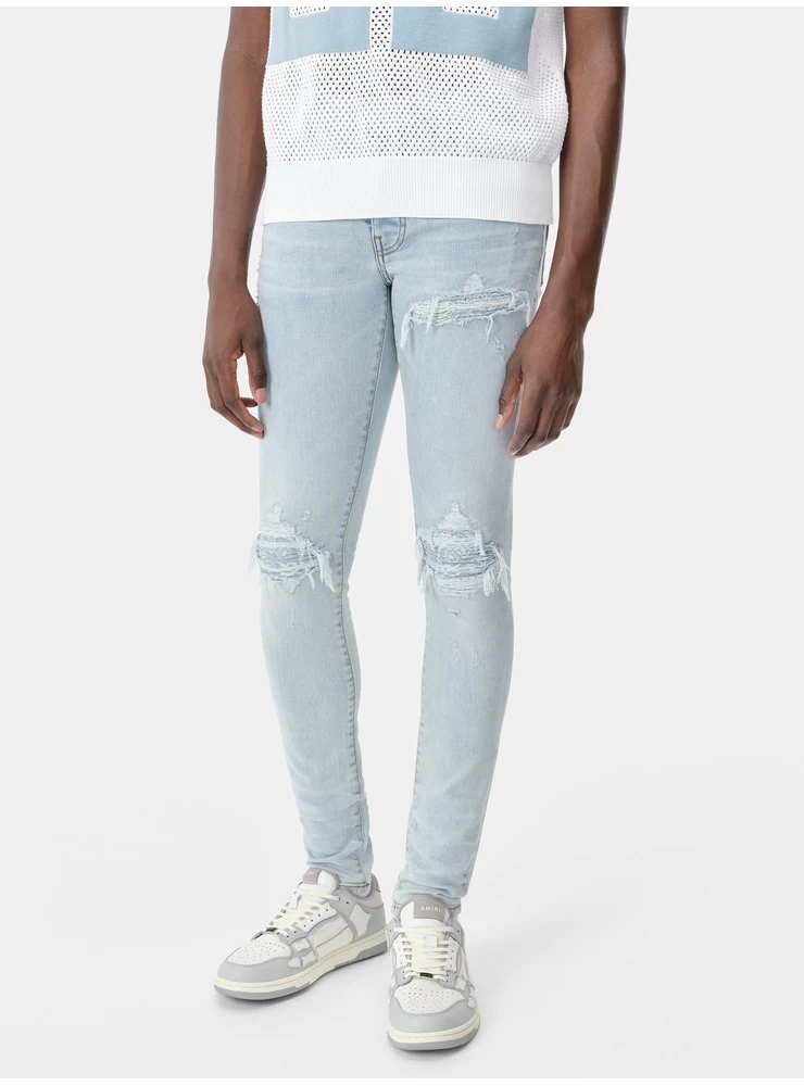 Amiri MX1 BANDANA JACQUARD JEAN - Sky Indigo