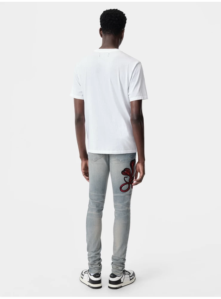 Amiri RED POISON ARCHIVAL JEAN - Clay Indigo