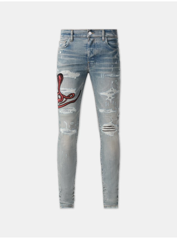 Amiri RED POISON ARCHIVAL JEAN - Clay Indigo
