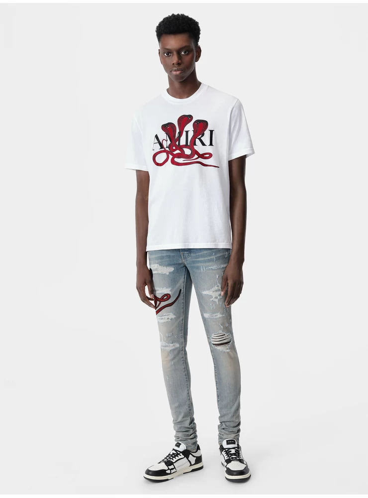 Amiri RED POISON ARCHIVAL JEAN - Clay Indigo