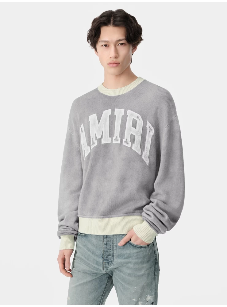 Amiri AMIRI VINTAGE CASHMERE CREW - Grey