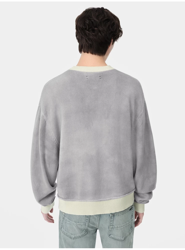 Amiri AMIRI VINTAGE CASHMERE CREW - Grey