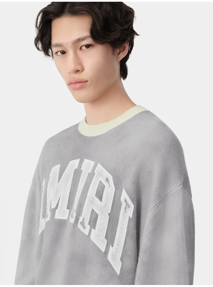 Amiri AMIRI VINTAGE CASHMERE CREW - Grey
