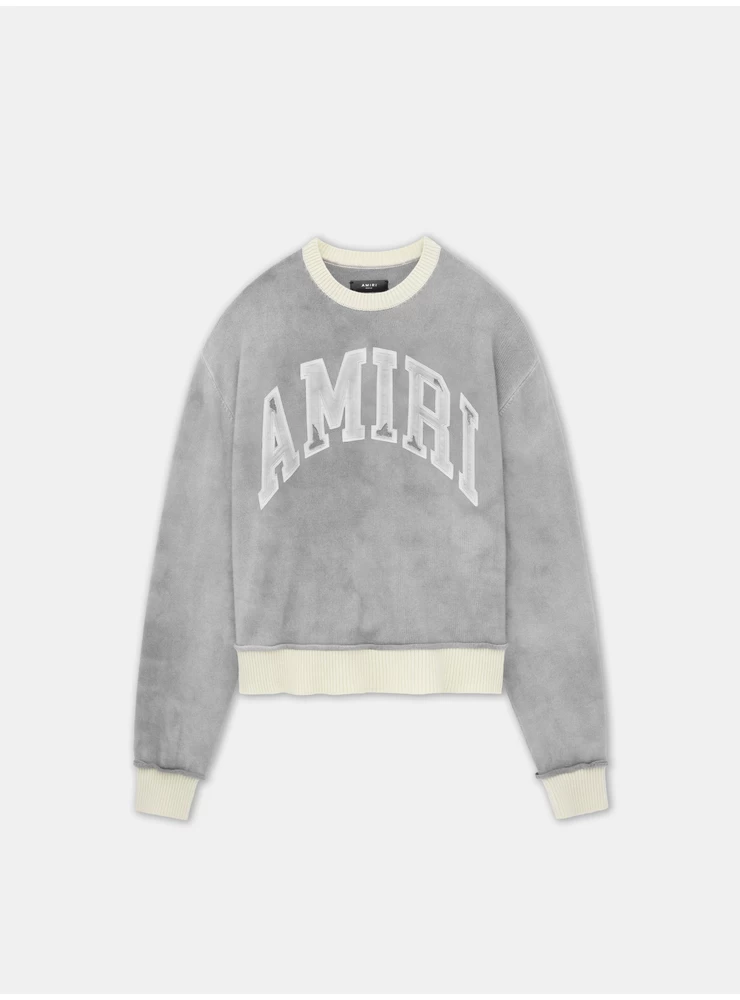 Amiri AMIRI VINTAGE CASHMERE CREW - Grey