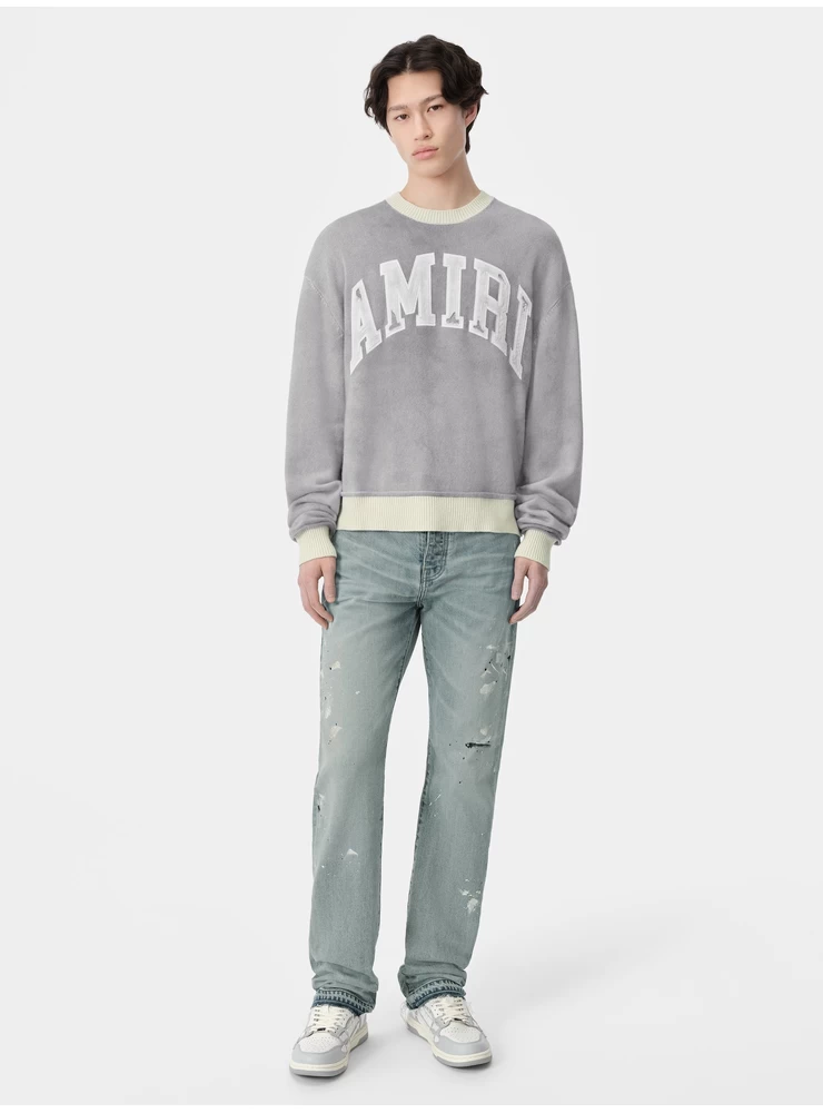Amiri AMIRI VINTAGE CASHMERE CREW - Grey