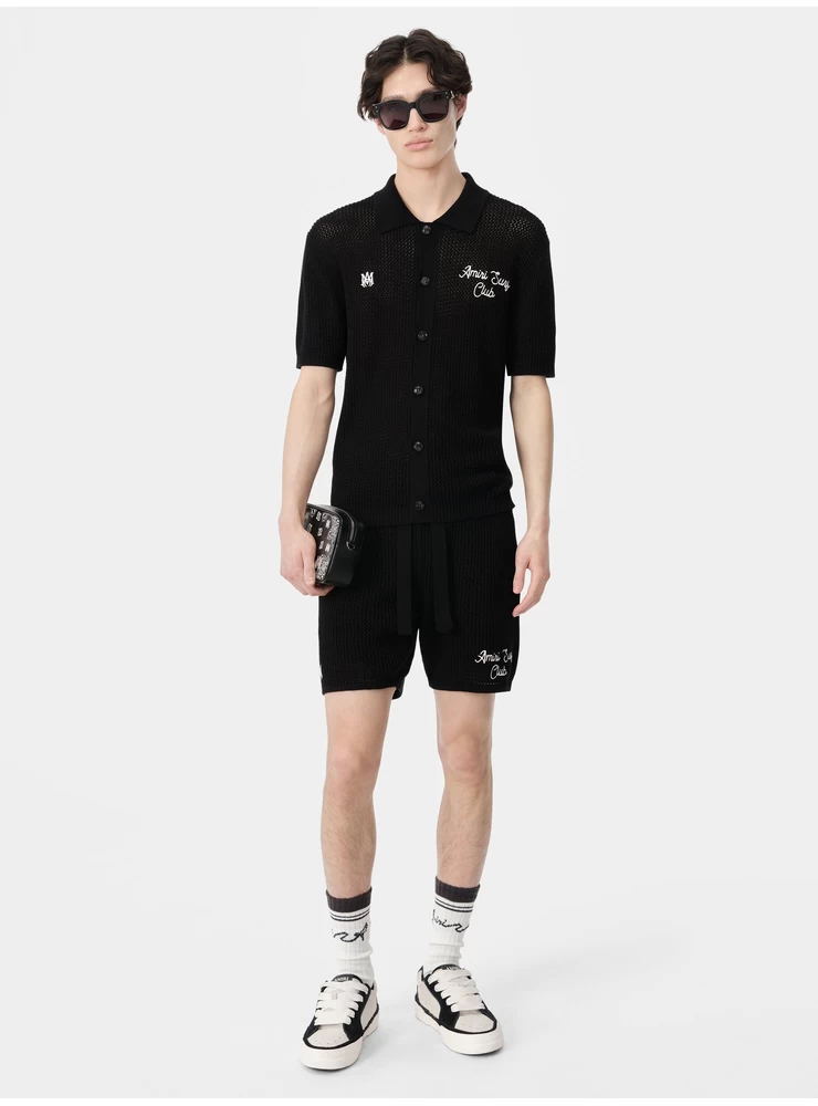 Amiri AMIRI SURF CLUB CROTCHET SHORT - Black