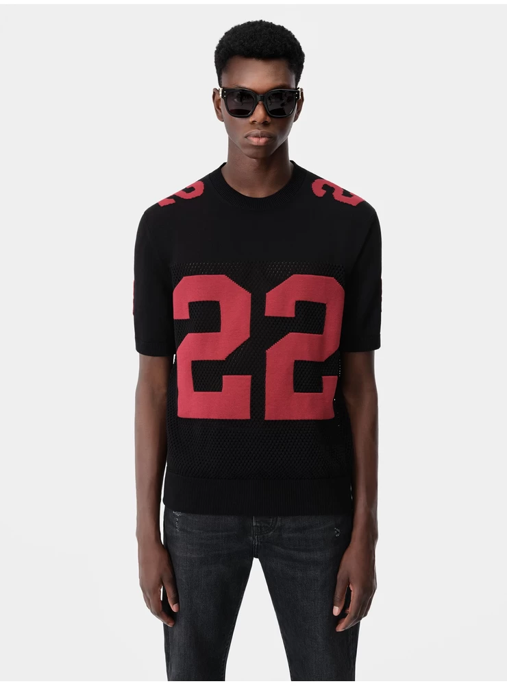 Amiri 22 TEE - Black Red