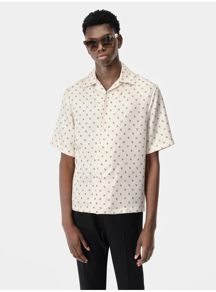 Amiri MA PAISLEY BOWLING SHIRT - Birch