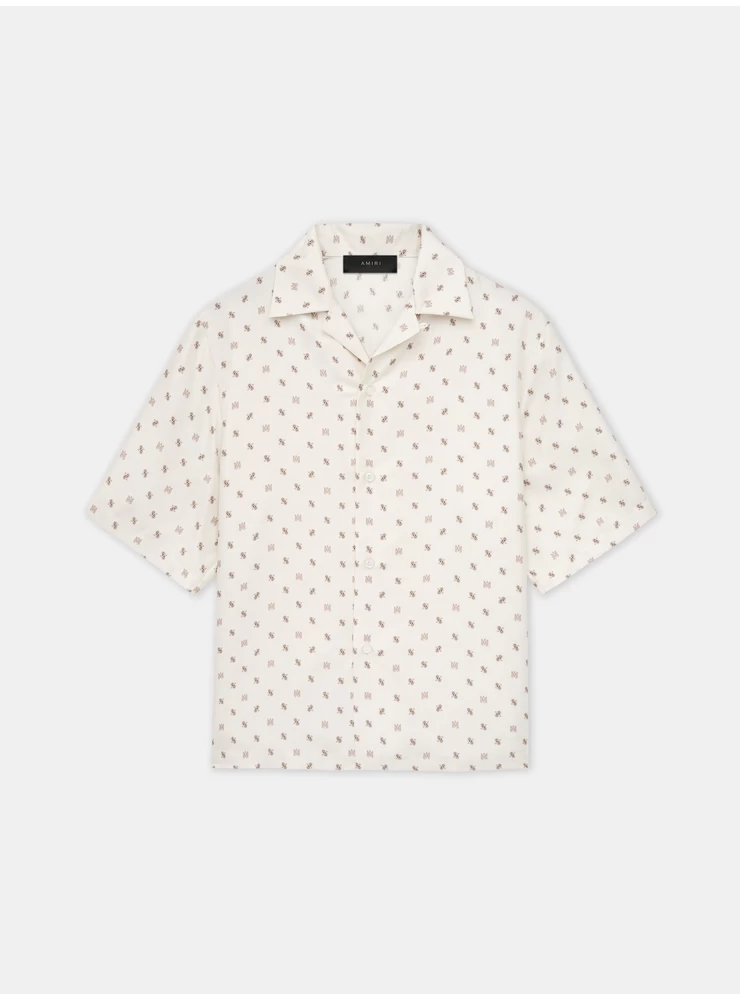 Amiri MA PAISLEY BOWLING SHIRT - Birch