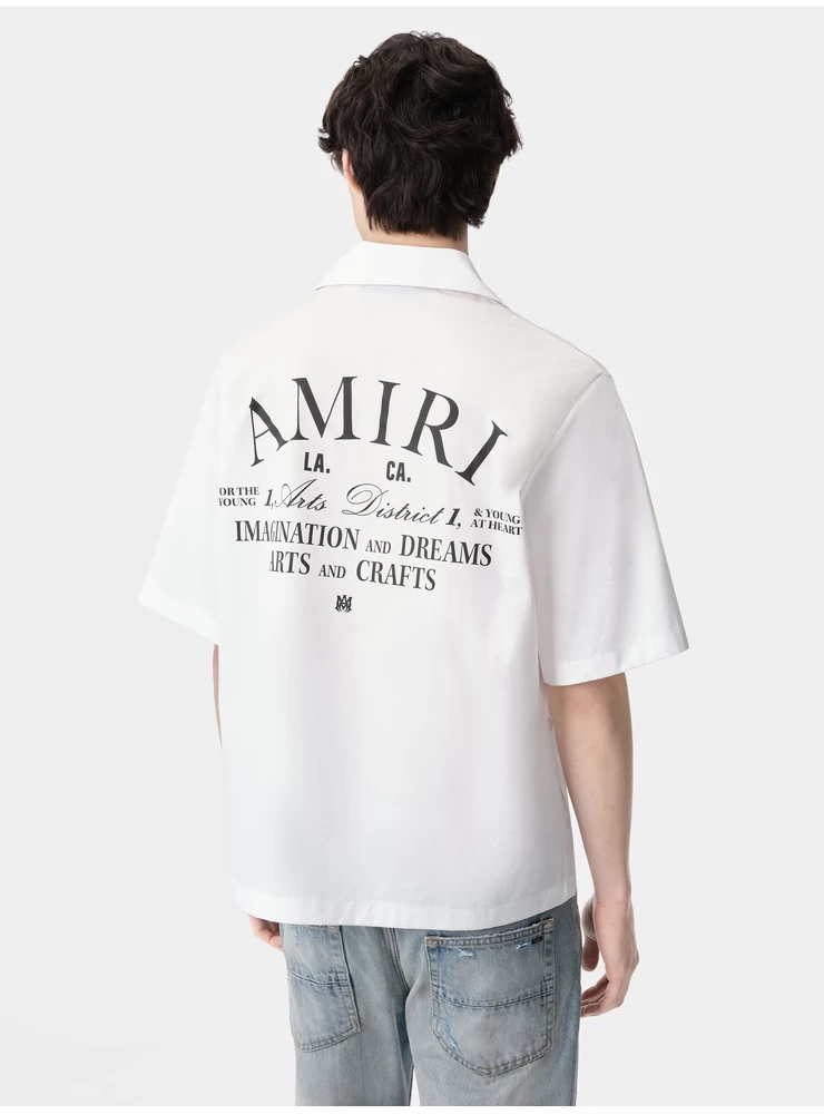 Amiri ARTS DISTRICT CAMP SHIRT - White