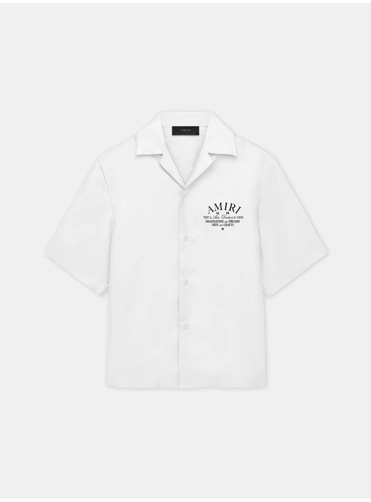 Amiri ARTS DISTRICT CAMP SHIRT - White