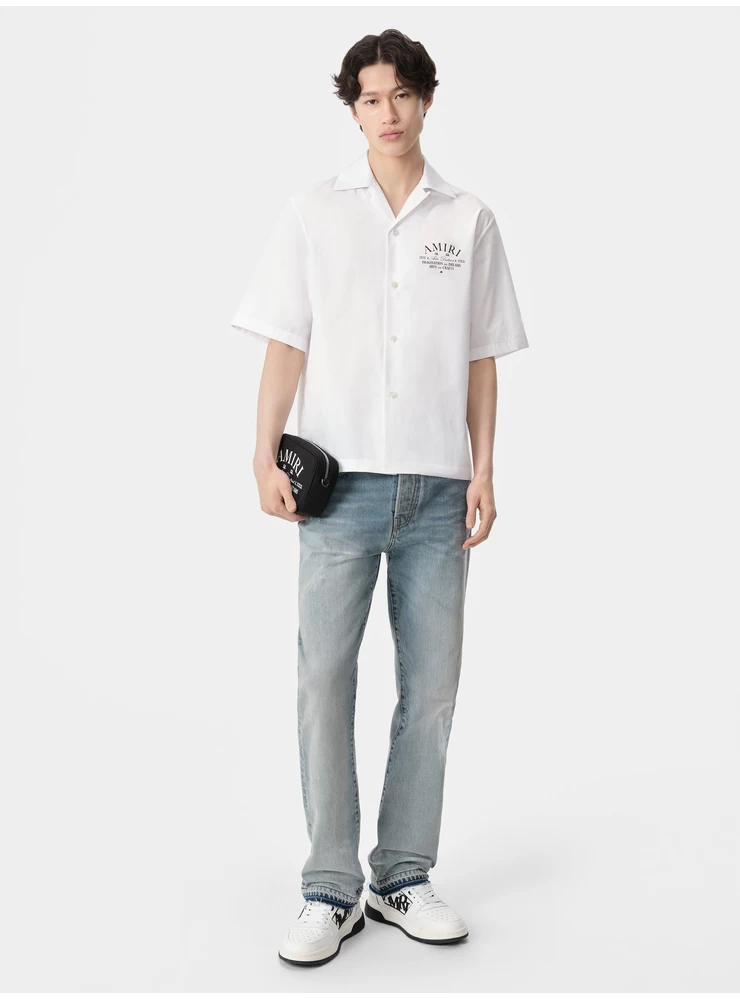 Amiri ARTS DISTRICT CAMP SHIRT - White