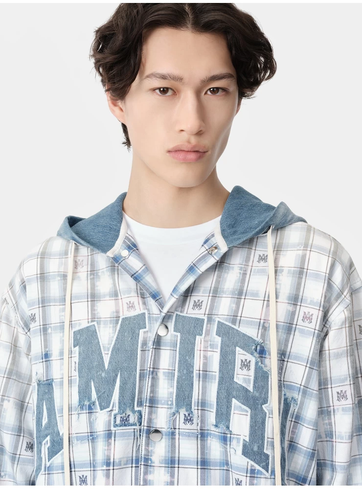 أميري أميري قميص علوي بغطاء رأس - أزرق سماوي