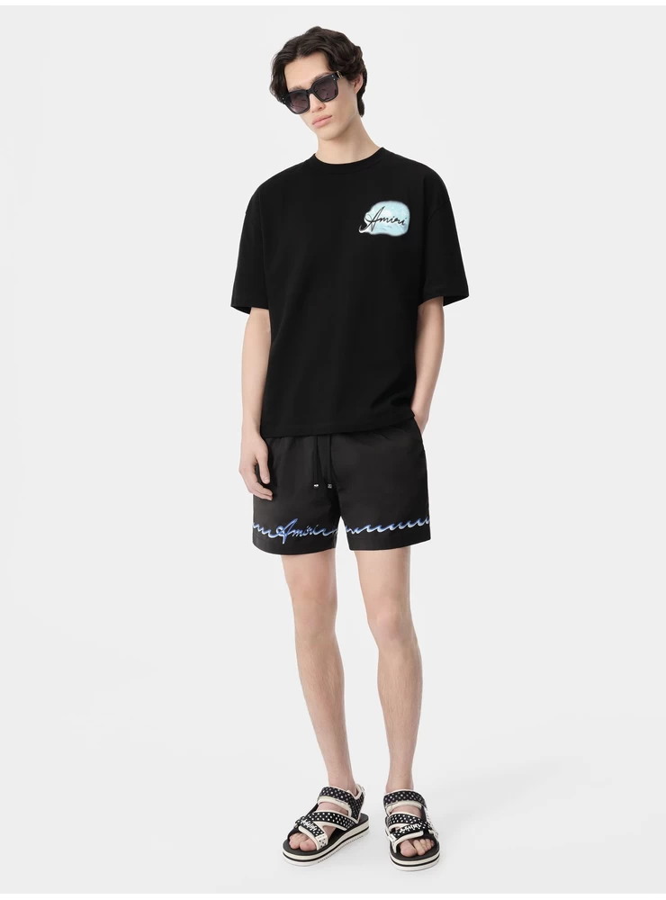 Amiri AMIRI WAVE SWIM TRUNK - Black