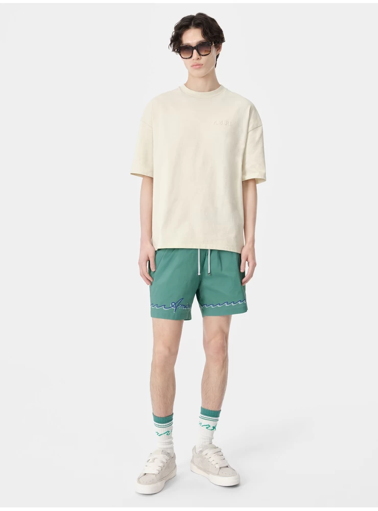 Amiri AMIRI WAVE SWIM TRUNK - Sea Blue