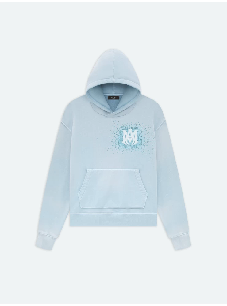 Amiri CRYSTAL BURST HOODIE- Ashley Blue