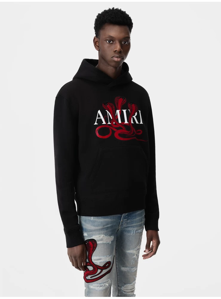 Amiri Zehir Kapşonlu - Siyah Kırmızı