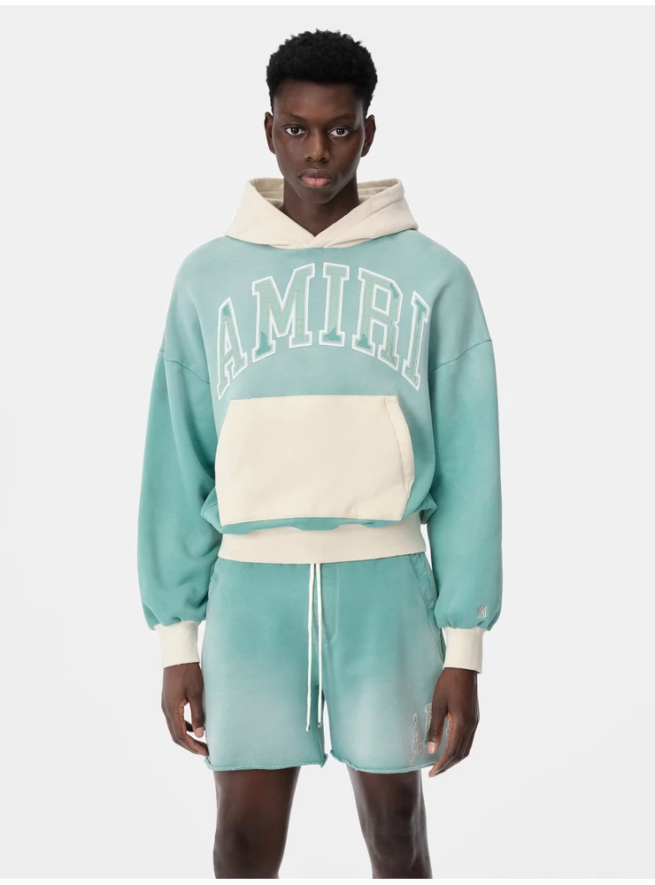 Amiri AMIRI VINTAGE OVERSIZED HOODIE - Sea Blue