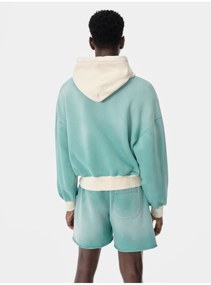 Amiri AMIRI VINTAGE OVERSIZED HOODIE - Sea Blue