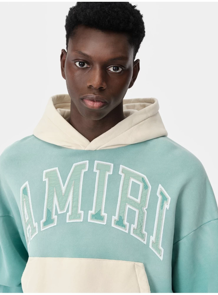 Amiri AMIRI VINTAGE OVERSIZED HOODIE - Sea Blue