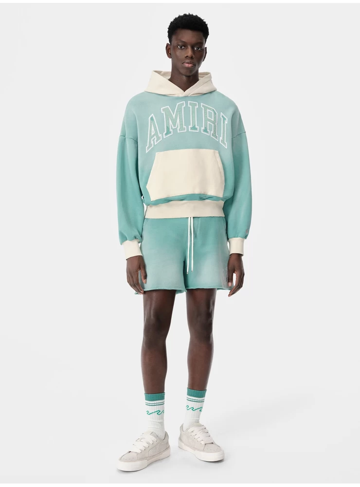 Amiri AMIRI VINTAGE OVERSIZED HOODIE - Sea Blue