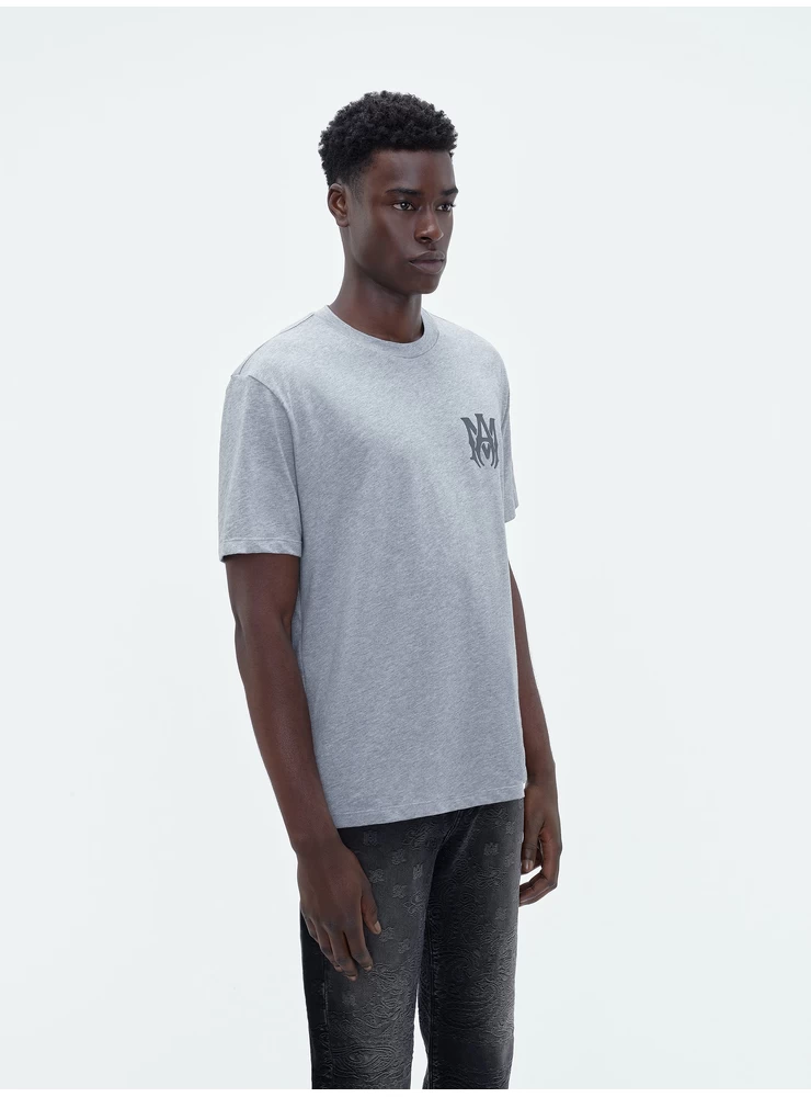 Amiri MA LOGO TEE - Heather Grey